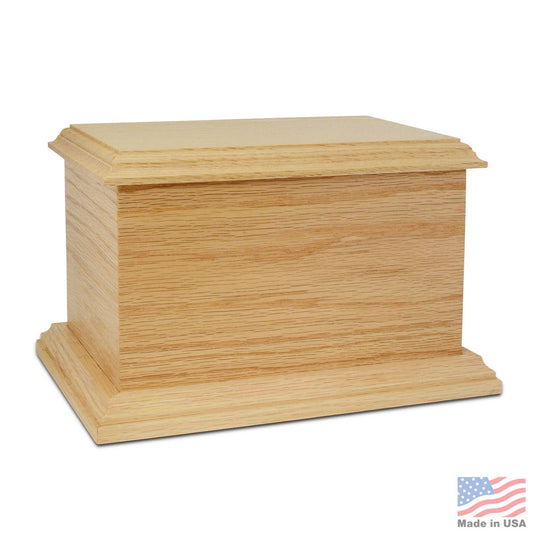Rainier Oak Wood Urn
