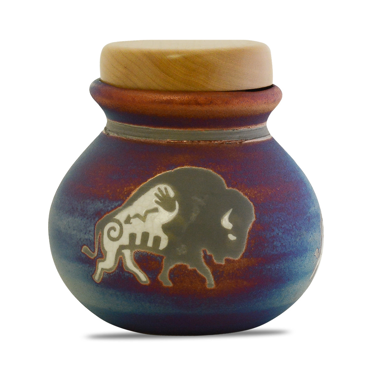 Bison Raku Ceramic Keepsake