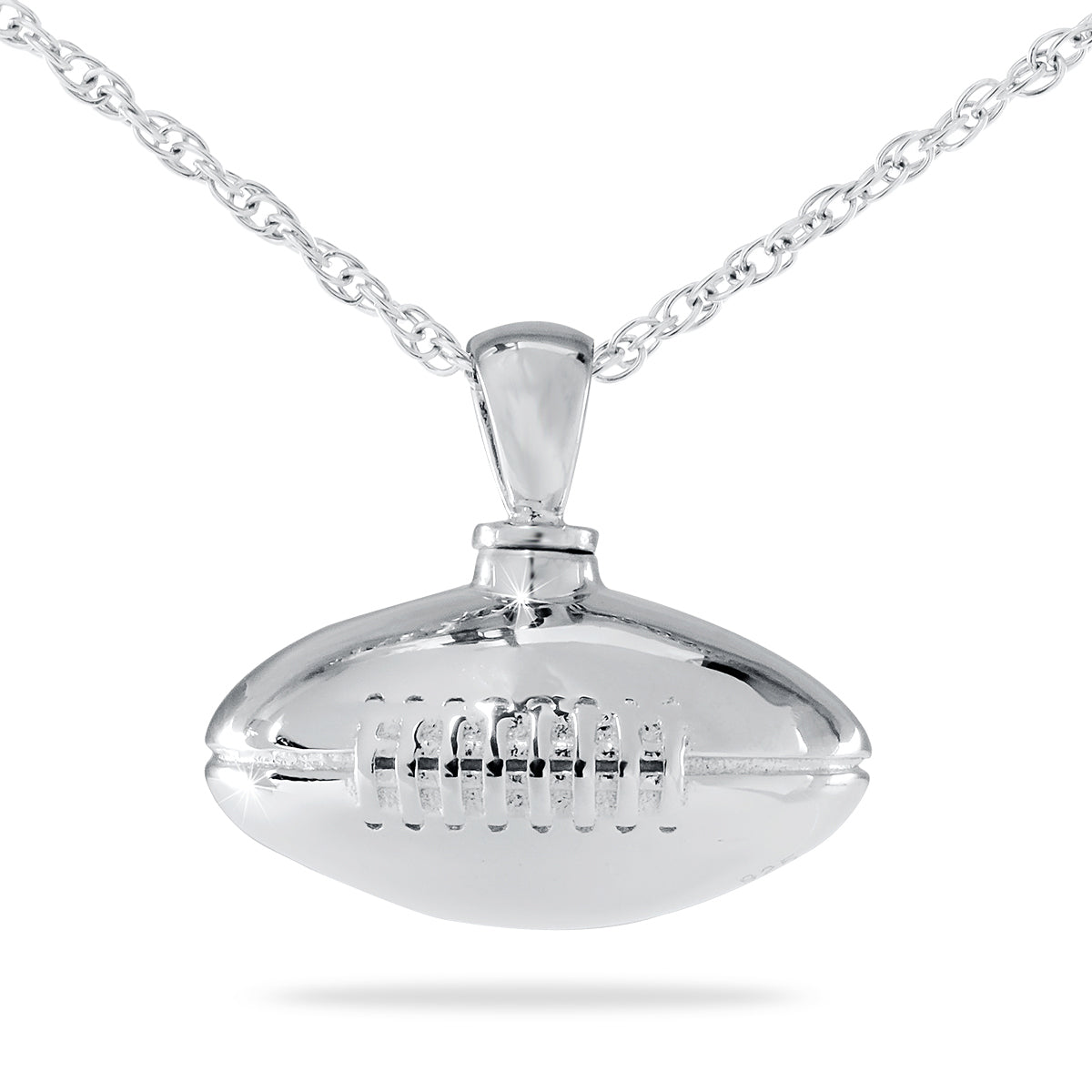 Steel Football Pendant Urn